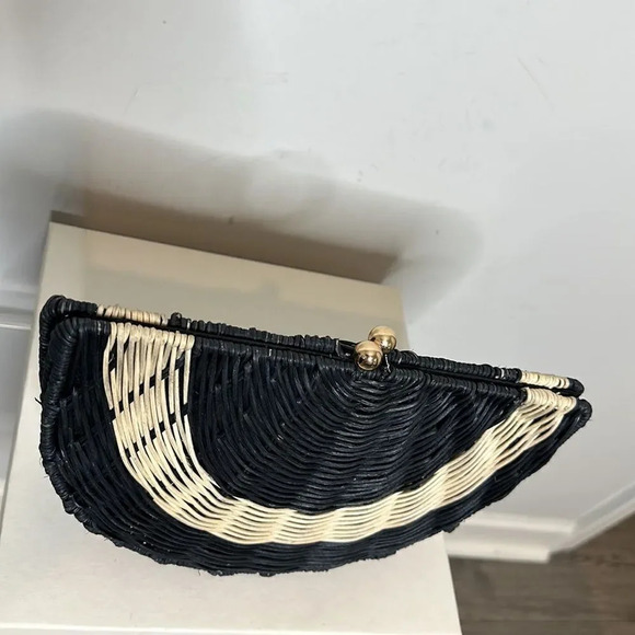 Tabitha Brown for Target Geometric Rattan Clutch Handbag - Picture 5 of 7